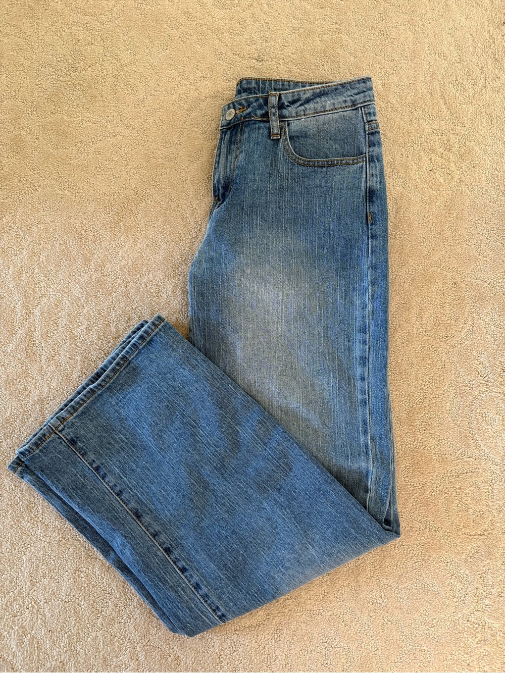 Brandy Melville Medium Blue Wide Leg Jeans